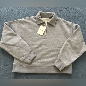 Everlane Luxe Fleece Quarter Zip Pullover